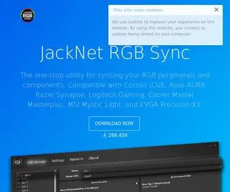 RGBSYNC.com(JackNet RGB Sync) Screenshot