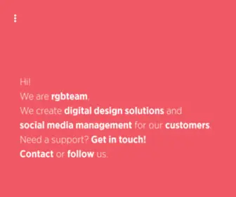 RGbteam.com(Digital design agency) Screenshot