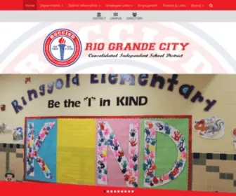 RGccisd.org(Rio Grande City Consolidated Independent School District) Screenshot