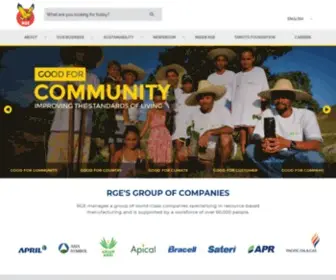 Rgei.com(RGE (Royal Golden Eagle) Group) Screenshot