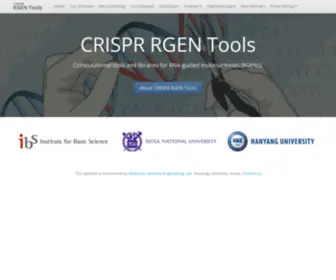 Rgenome.net(Computational tools and libraries for crispr/cas9) Screenshot
