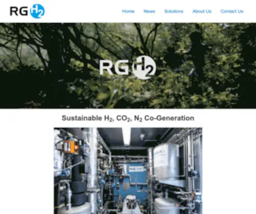 RGH2.com(Low-Carbon Hydrogen with CO2 Capture) Screenshot