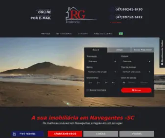 Rgimoveissc.com.br(Imobiliária em Navegantes) Screenshot