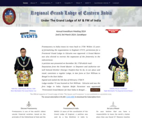 Rgleast.in(Regional Grand Lodge of Eastern India) Screenshot