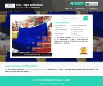 RGltextile.com(R G L Textile Corporation) Screenshot