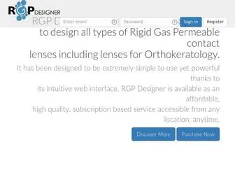RGpdesigner.com(Your Orthokeratology Buddy) Screenshot