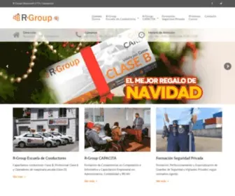 Rgroup.cl(R-GROUP Capacitación y Escuela de Conductores) Screenshot