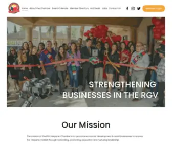 RGVHCC.com(The RGV Hispanic Chamber of Commerce) Screenshot