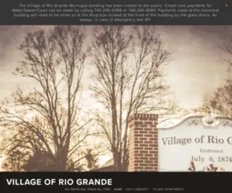 Rgvillage.com(Village of Rio Grande) Screenshot