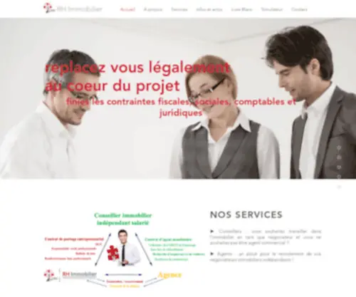 RH-Immobilier.fr(RH Immobilier) Screenshot