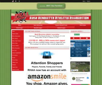 Rhaa.net(Rush Henrietta Athletic Association) Screenshot