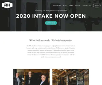 Rhaccelerator.com(The RH Accelerator) Screenshot