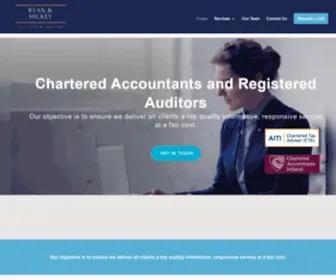 Rhaccounting.ie(Ryan & Hickey Accountancy & Audits) Screenshot