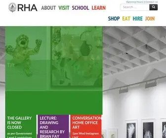 Rhagallery.ie(RHA) Screenshot