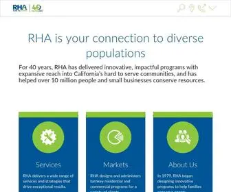 Rhainc.com(RHA Inc) Screenshot