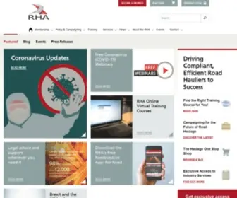 Rha.net(Road Haulage Association) Screenshot