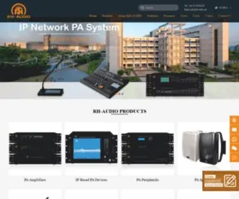 Rhaudiopa.com(RH-AUDIO Commercial Sound System) Screenshot