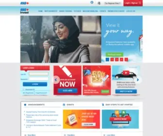 Rhbinvest.com(RHB Share Trading online trading platform) Screenshot