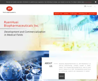 Rhbiopharma.com(RuenHuei Biopharmaceuticals Inc) Screenshot