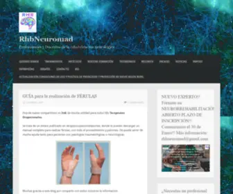 RHbneuromad.com(Profesionales y Docentes de la rehabilitación neurológica) Screenshot