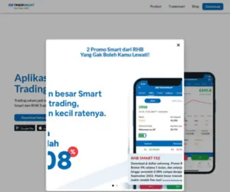 RHBtradesmart.co.id(RHB Tradesmart) Screenshot