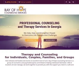 Rhcounselingservices.com(Ray of Hope) Screenshot