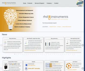 RHD-Instruments.de(Rhd instruments) Screenshot