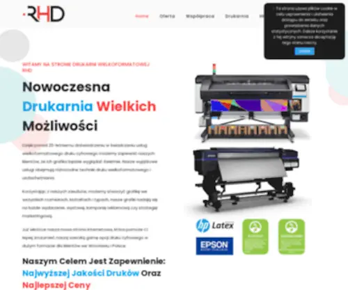 RHD.pl(RHD Drukarnia Wielkoformatowa) Screenshot