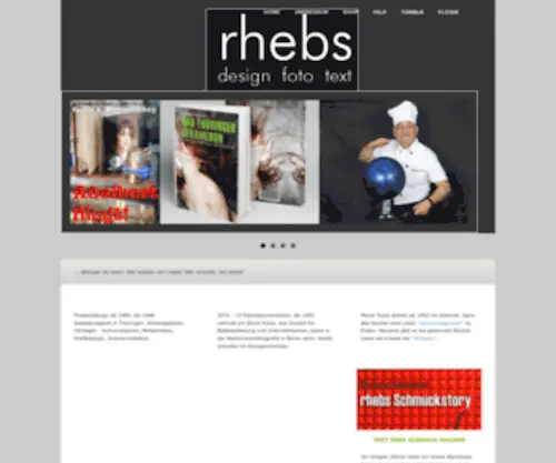 Rhebs.de(Rhebs design foto text) Screenshot