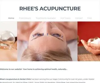 Rheesacupuncture.com(Rhee's Acupuncture) Screenshot