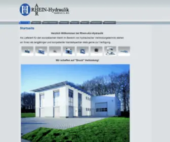 Rhein-AHR-HYdraulik.com(Rhein AHR HYdraulik) Screenshot