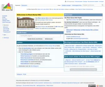 Rhein-Neckar-Wiki.de(Rhein Neckar Wiki) Screenshot