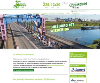 Rhein-Ruhr-Marathon.de(Marathon) Screenshot