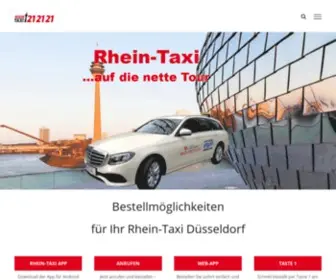 Rhein-Taxi.de(RHEIN-TAXI Düsseldorf) Screenshot