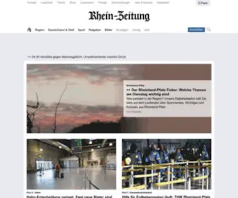 Rhein-Zeitung.de(Rhein Zeitung) Screenshot