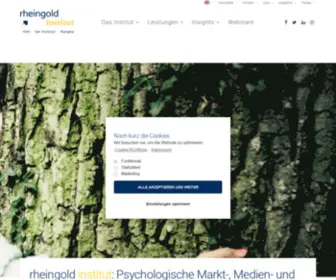 Rheingold-Marktforschung.de(Rheingold Institut Köln) Screenshot