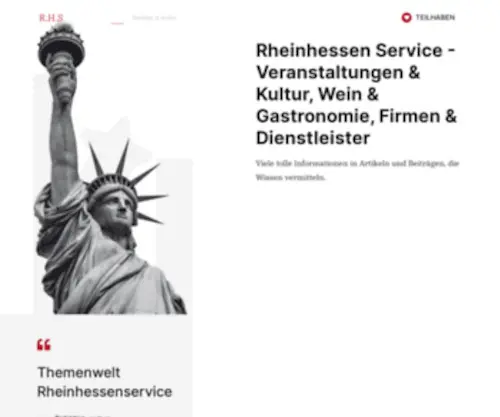Rheinhessenservice.de(Rheinhessen News) Screenshot