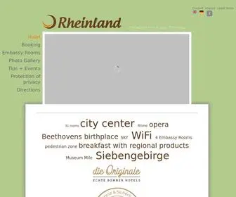 Rheinland-Hotel.de(Hotel Rheinland) Screenshot