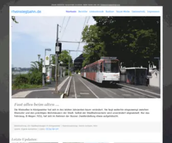 Rheinsiegbahn.de(ÖPNV) Screenshot