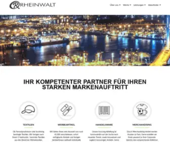 Rheinwalt.eu(Textilien) Screenshot