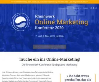 Rheinwerk-Konferenz.de(Online-Marketing von den Besten lernen) Screenshot
