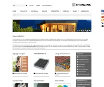 Rheinzink.nl(Rheinzink) Screenshot