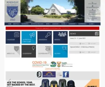 Rhenish.co.za(Rhenish Girls' High School) Screenshot