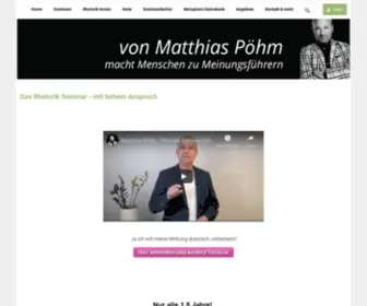 Rhetorik-Seminar-Online.com(Das Rhetorik Seminar) Screenshot