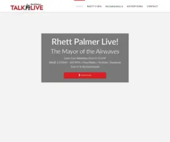 Rhettpalmer.com(Rhett Palmer Live) Screenshot