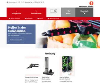 Rheumaliga-Shop.ch(Home) Screenshot