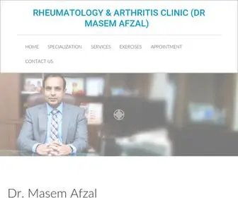 Rheumatology1.com(Dr Masem Afzal) Screenshot