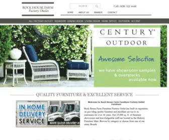 RHffurnitureoutlet.com(Rock House Farm Furniture Factory Outlet Furniture) Screenshot