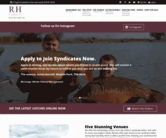 Rhfisheries.com(RH Fisheries) Screenshot