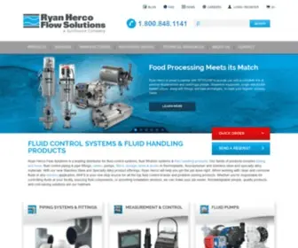 RHFS.com(Ryan Herco Flow Solutions) Screenshot